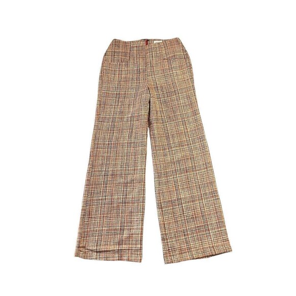 Unique Vintage Pants High Waist Tweed Tailored Trousers - Picture 1 of 10